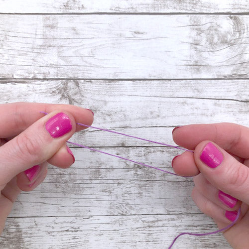 how to untwist thread for embroidery