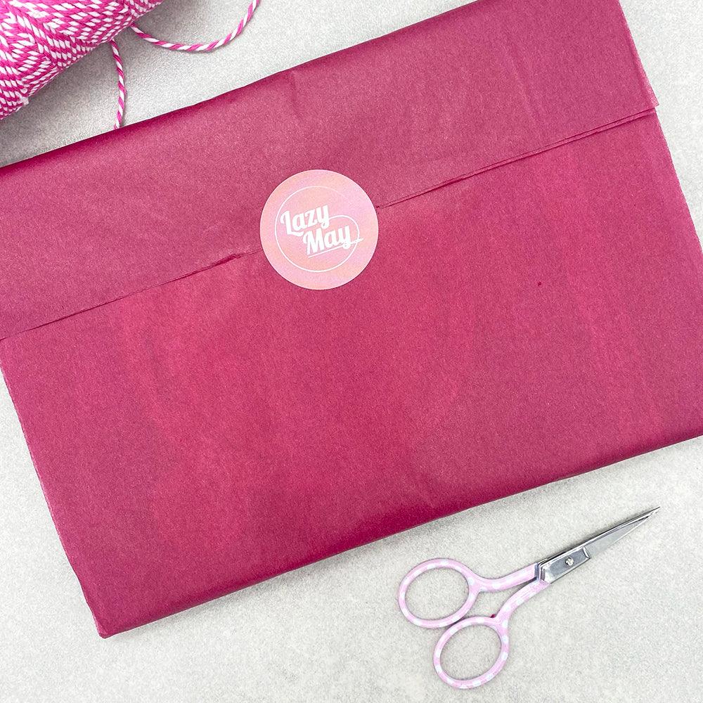 Rainbow Personalised Heart Embroidery Kit - Lazy May Embroidery