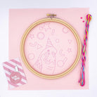Party Budgie: Modern Embroidery Kit - Lazy May Embroidery