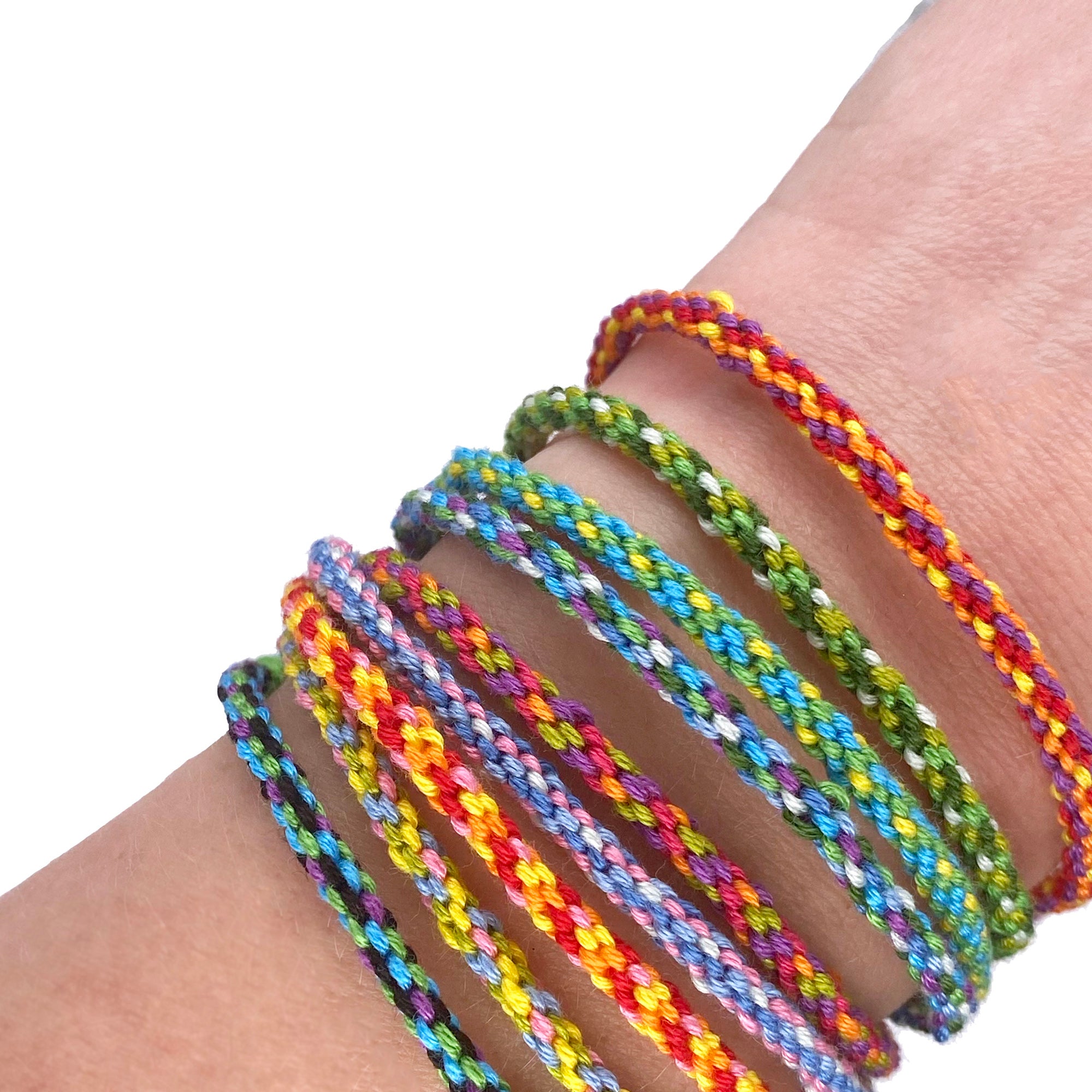 Woven Friendship Bracelet Making Kit: Bright