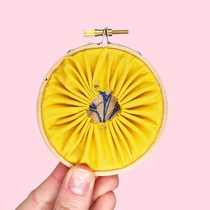 How to Back an Embroidery Hoop