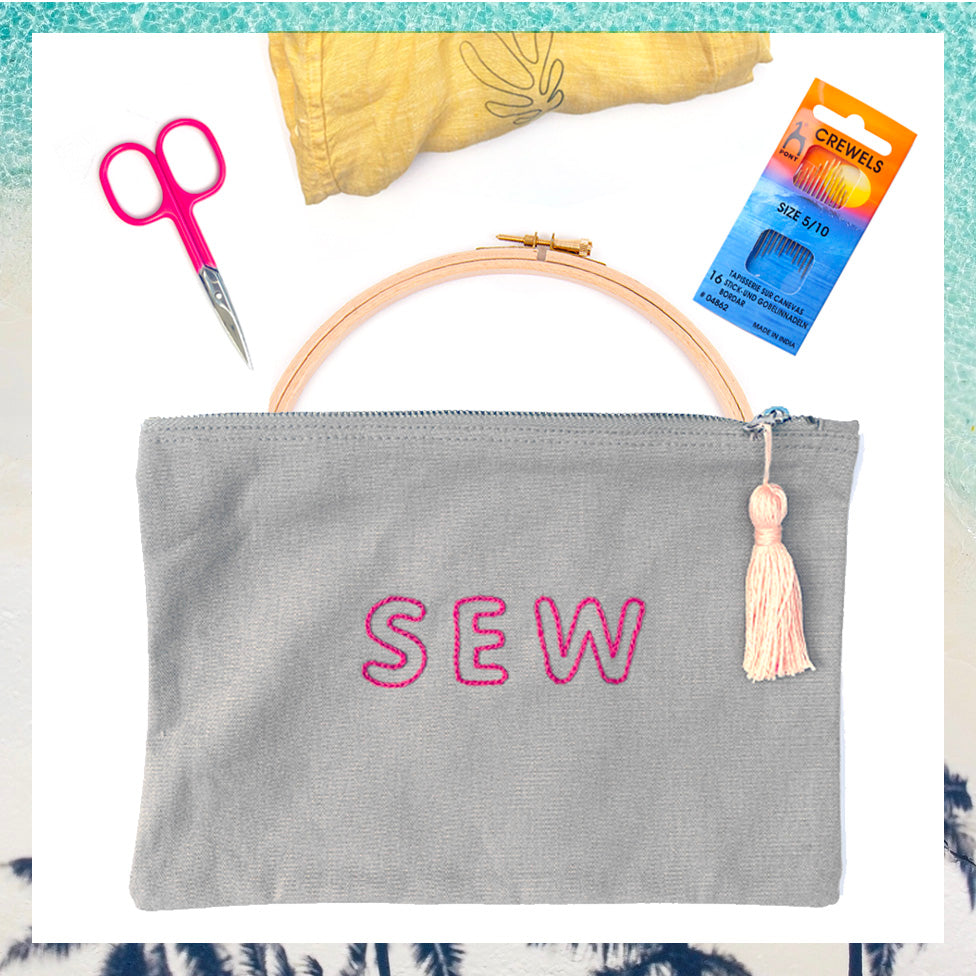 travel kit for embroidery