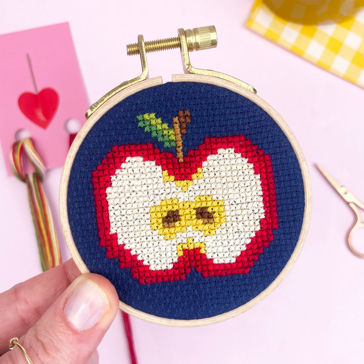 Embroidery project from Lazy May Sewing Club
