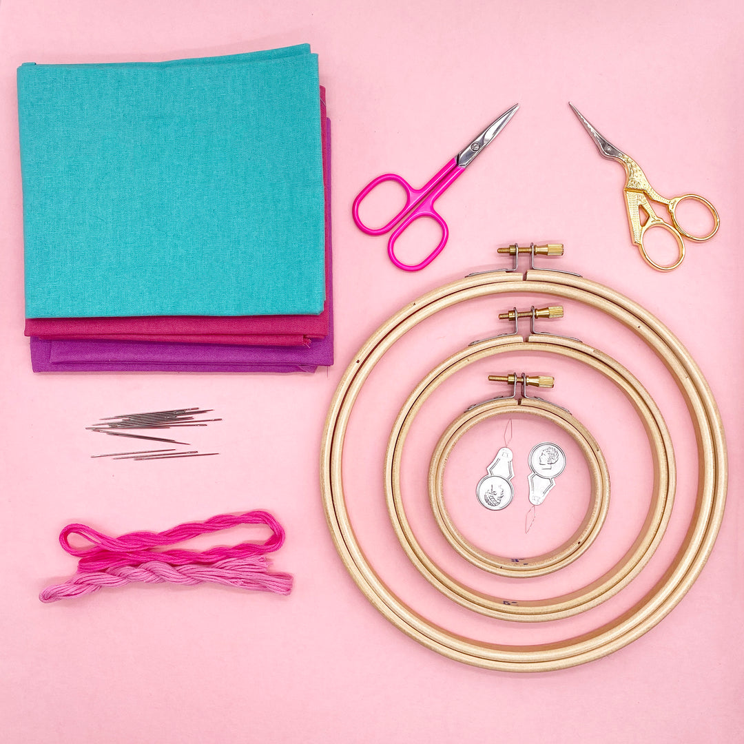 Beginners Embroidery Guide: How to set up your embroidery hoop – Lazy ...