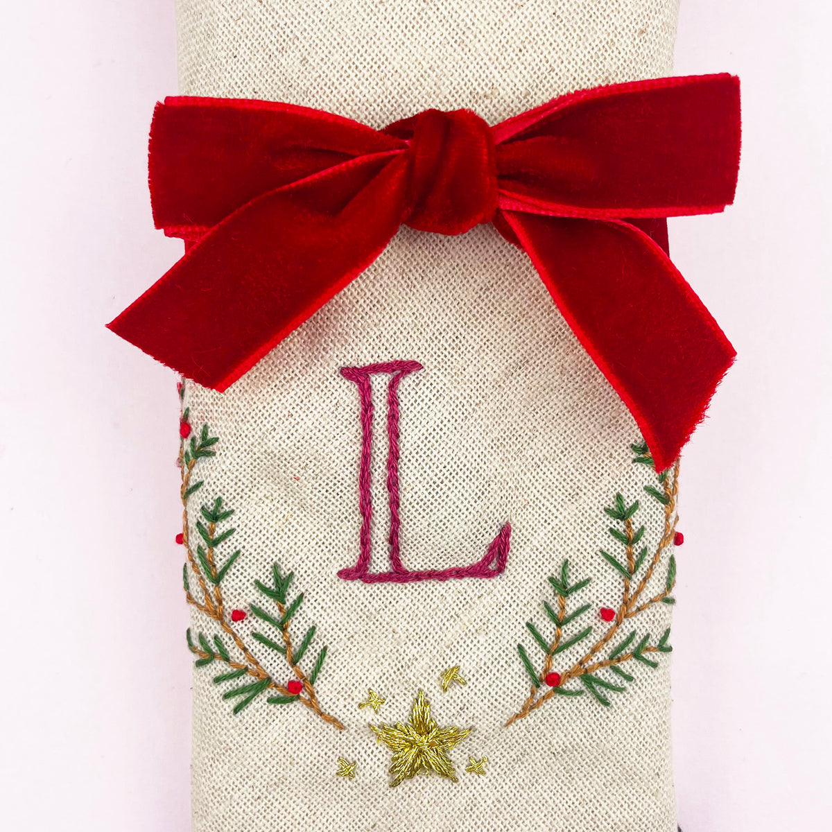 Embroidery project from Lazy May Sewing Club