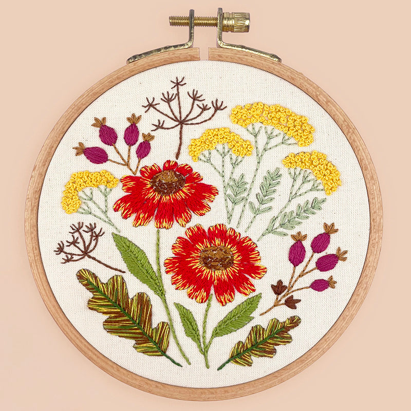 Embroidery project from Lazy May Sewing Club