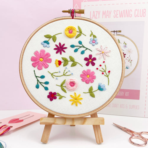 Fabulous Flowers Embroidery Kit