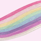Close-up of pastel-colored embroidery threads arranged in soft, gentle shades for beginner-friendly stitching projects