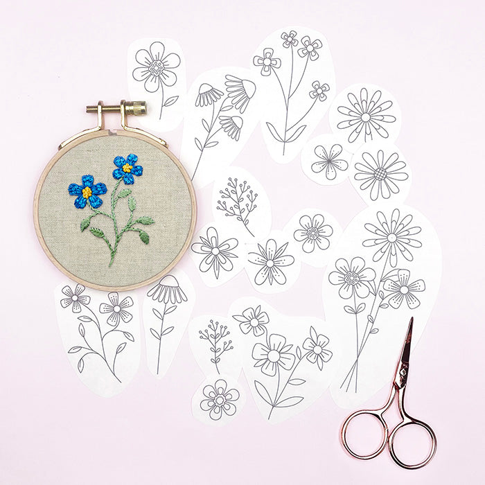 Embroidery project from Lazy May Sewing Club