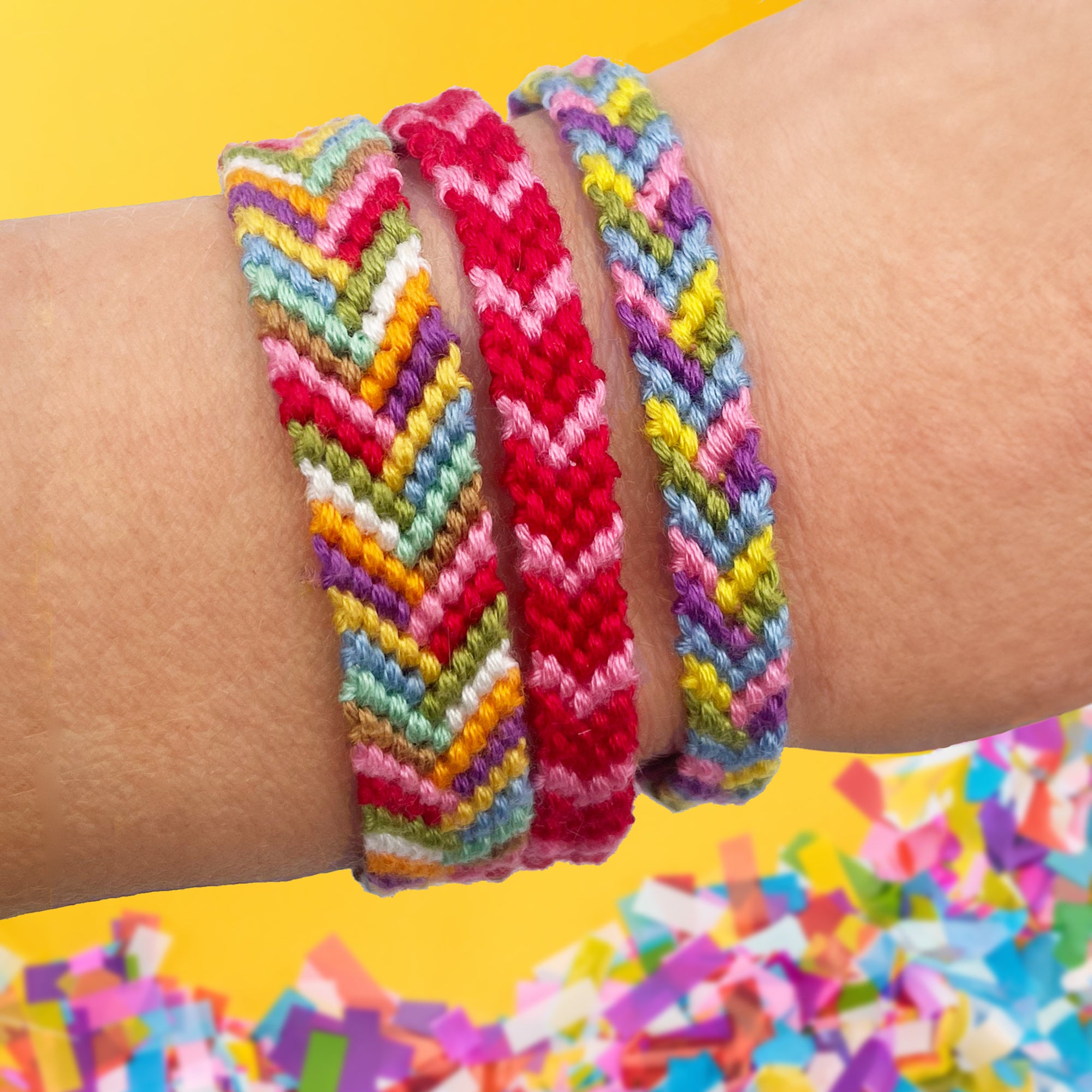 Handmade How To Make Thread Bracelets With Beads Friendship