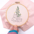 Christmas Light: Modern Christmas Embroidery Kit - Lazy May Embroidery