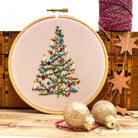 Christmas Light: Modern Christmas Embroidery Kit - Lazy May Embroidery